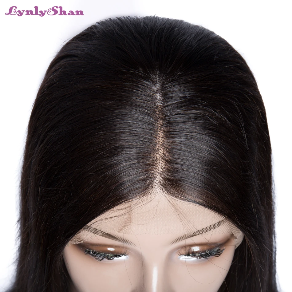 Lynlyshan человеческие волосы, парики на кружеве, индийские прямые волосы remy 13*4, парики на кружеве 12-28 дюймов, натуральный цвет