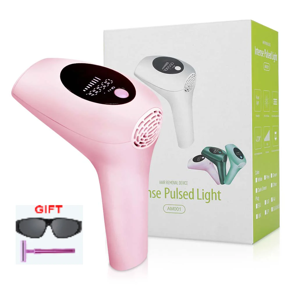 Portable IPL Laser Epilator Quality Safe Painless Anti-scalding  Multifunctional Gear LCD Smart Permanent Hair Removal Tool(UK Plug) |  Portable Laser Epilator Multipurpose Painless Electric Hair Remover  Professional Beauty Tool For 