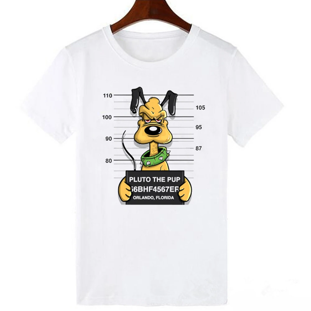 LUCKYROLL Goofy Футболка с принтом, женские топы, хип-хоп стиль, Повседневная футболка с рисунком забавной собаки, Homme, футболка, большие повседневные футболки