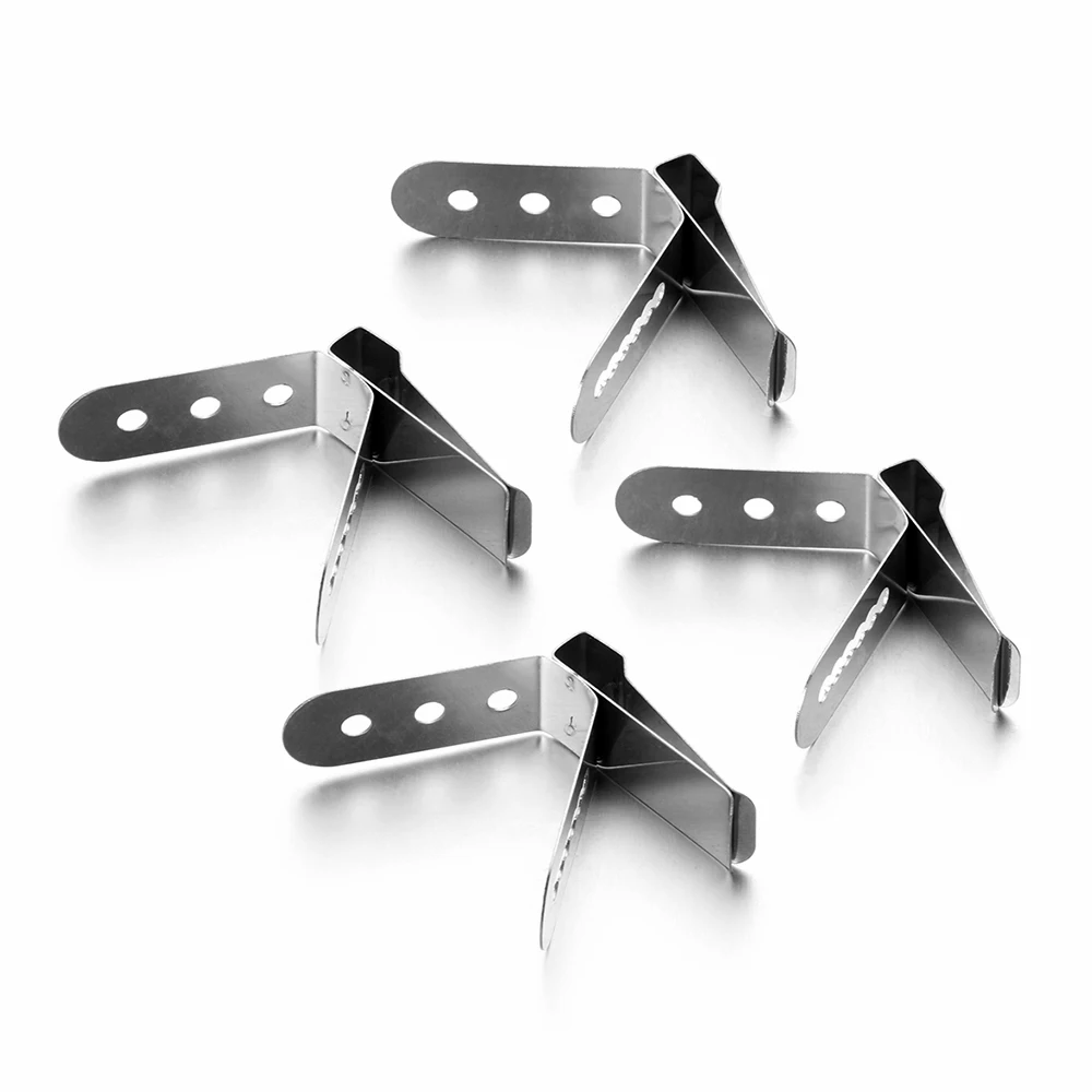 

2pcs Stainless Steel Thermometer Barbeque Harmless Probe Clip Holder Coffee Cup Clip Kitchen Restaurant Nontoxic Heat-Resisting