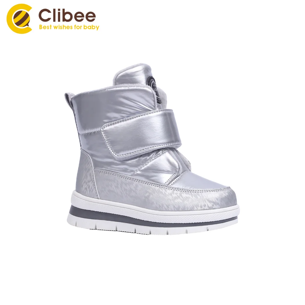 Clibee/зимние сапоги для мальчиков и девочек Детская теплая водонепроницаемая