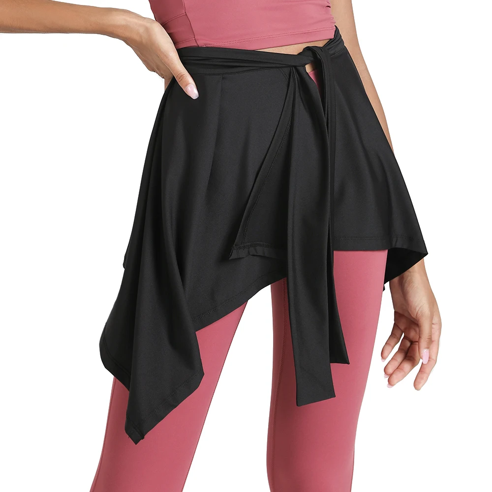 One-Piece Yoga Skirt Sport Woman Multicolor Nylon Stretch Bandage Fitness Running Gym Dance Workout Golf Tennis Skirt