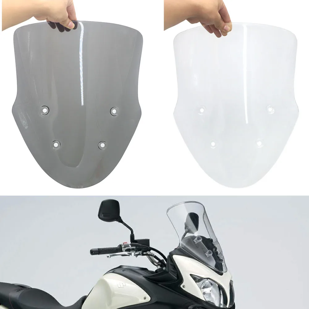 Pára-brisas da motocicleta para Suzuki Vstrom, pára-brisa,