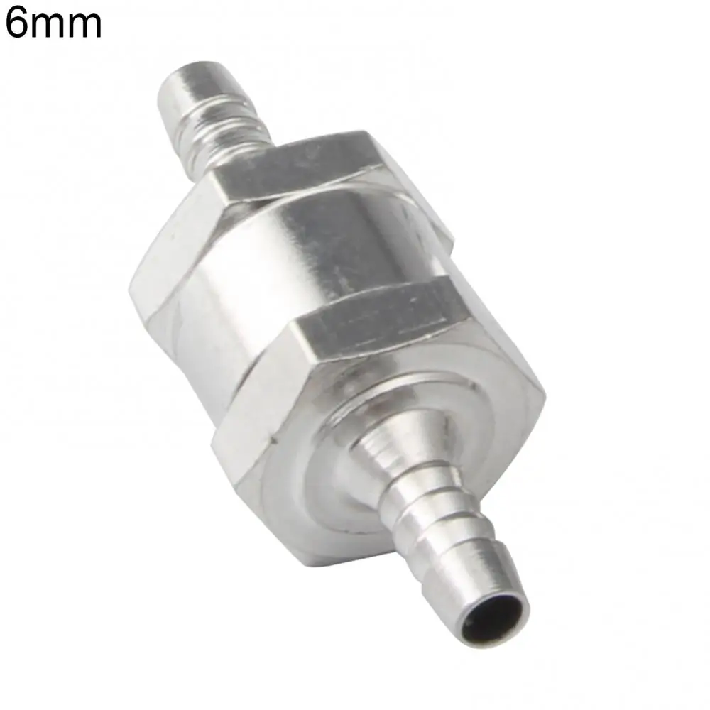 Aluminum Alloy Car One Way Non Return Petrol Oil Fuel Check Valve Accessories Fuel Pump Unidirectional Parts