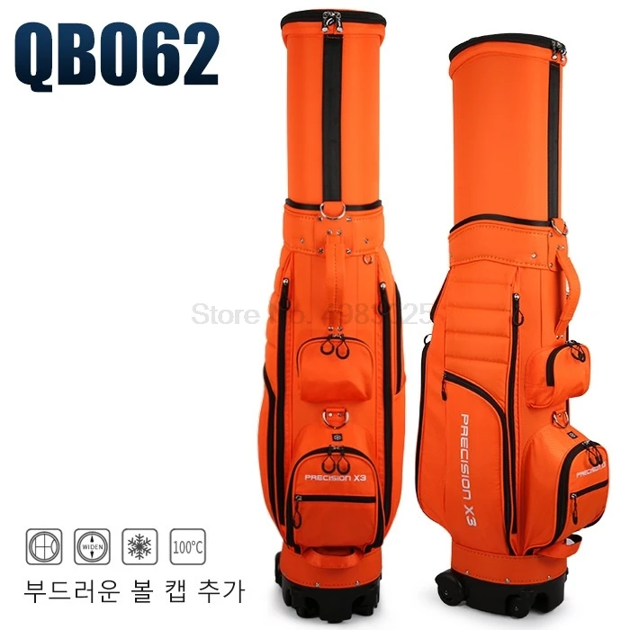 PGM многофункциональная стандартная сумка для гольфа с колесом, сумка для гольфа с выдвижным кронштейном, Шариковая посылка, сумка для гольфа D0848