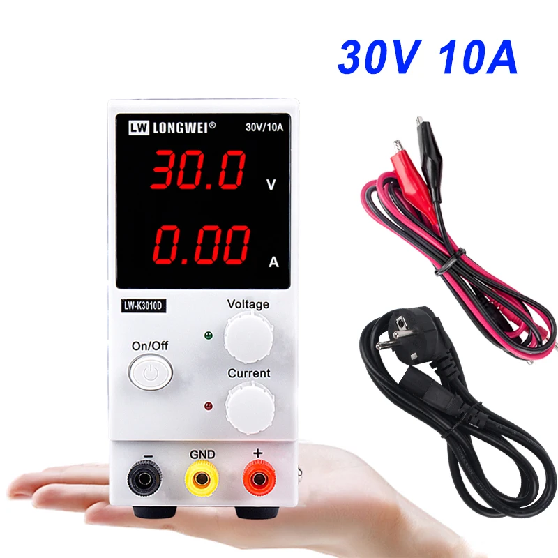 

LED Digital Switching DC Power Supplyfonte de bancada Voltage Regulators Lab Repair Tool Adjustable switch power