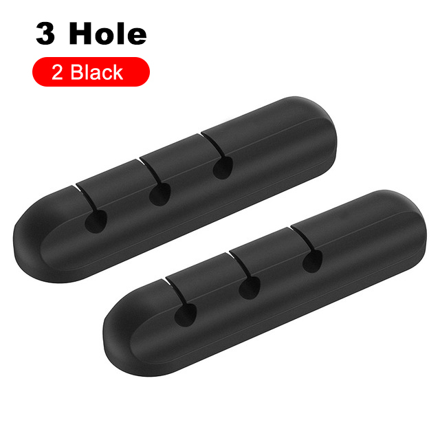 Fixed Organizer Silicone USB Cable Winder Desktop Tidy Management Clips Cable Holder For Mouse Headphone Wire Organizer