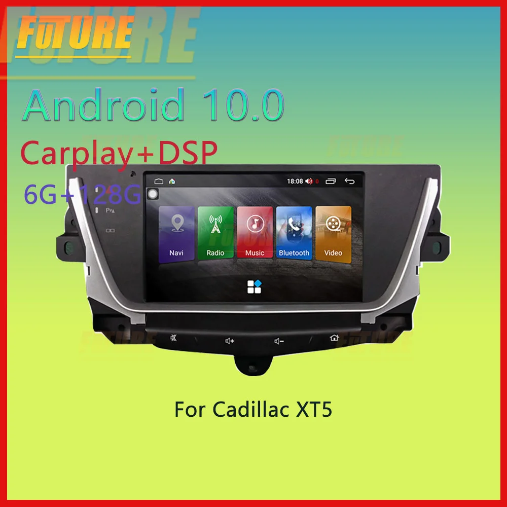Автомагнитола на Android для Cadillac XT5 2015-2018 автомобильный мультимедийный DVD-плеер
