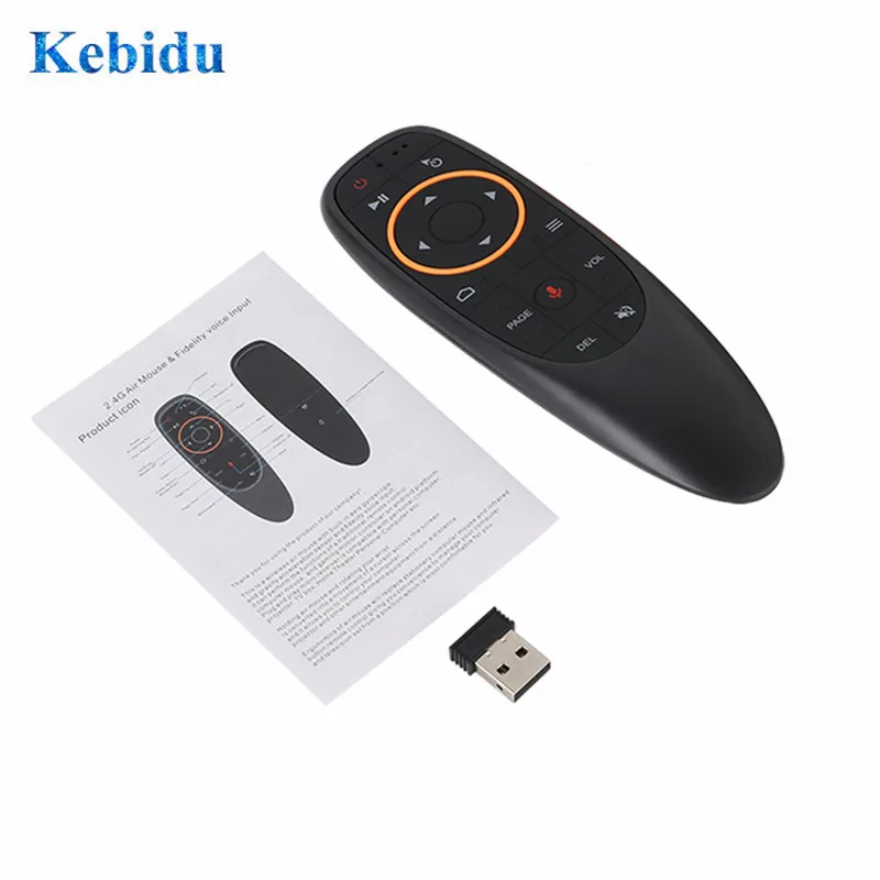 Гироскопическая сенсорная мышь KEBIDU G10S с голосовым управлением 2 4 ГГц