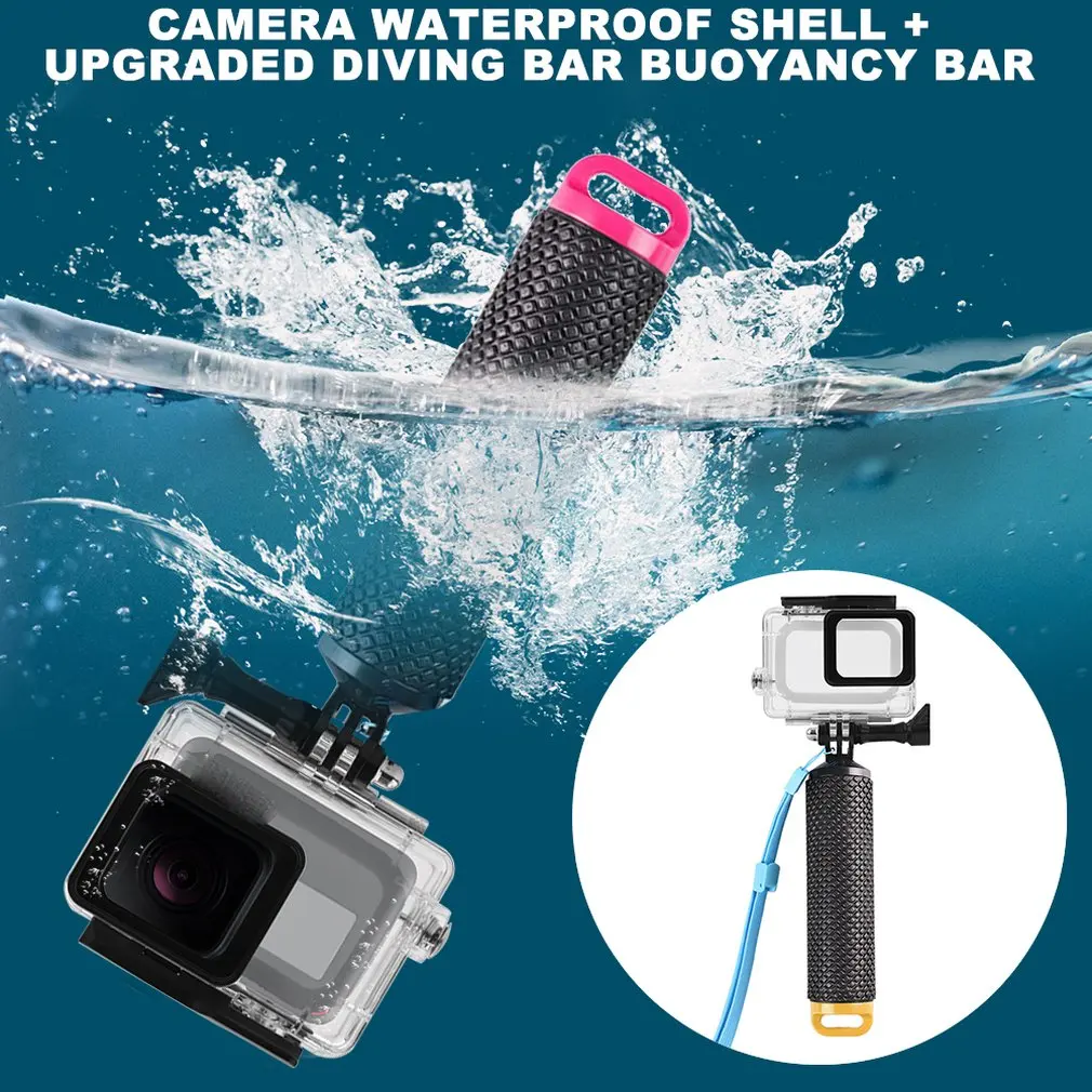 Sports Camera Waterproof Shell Protective Cover Photo Diving Stick Buoyancy Stick for GoPro Hero 7 6 5 Camera Accessories Sports Camera Waterproof Shell Protective Cover Photo Diving Stick Buoyancy Stick for GoPro Hero 7 6 5 Camera Accessories