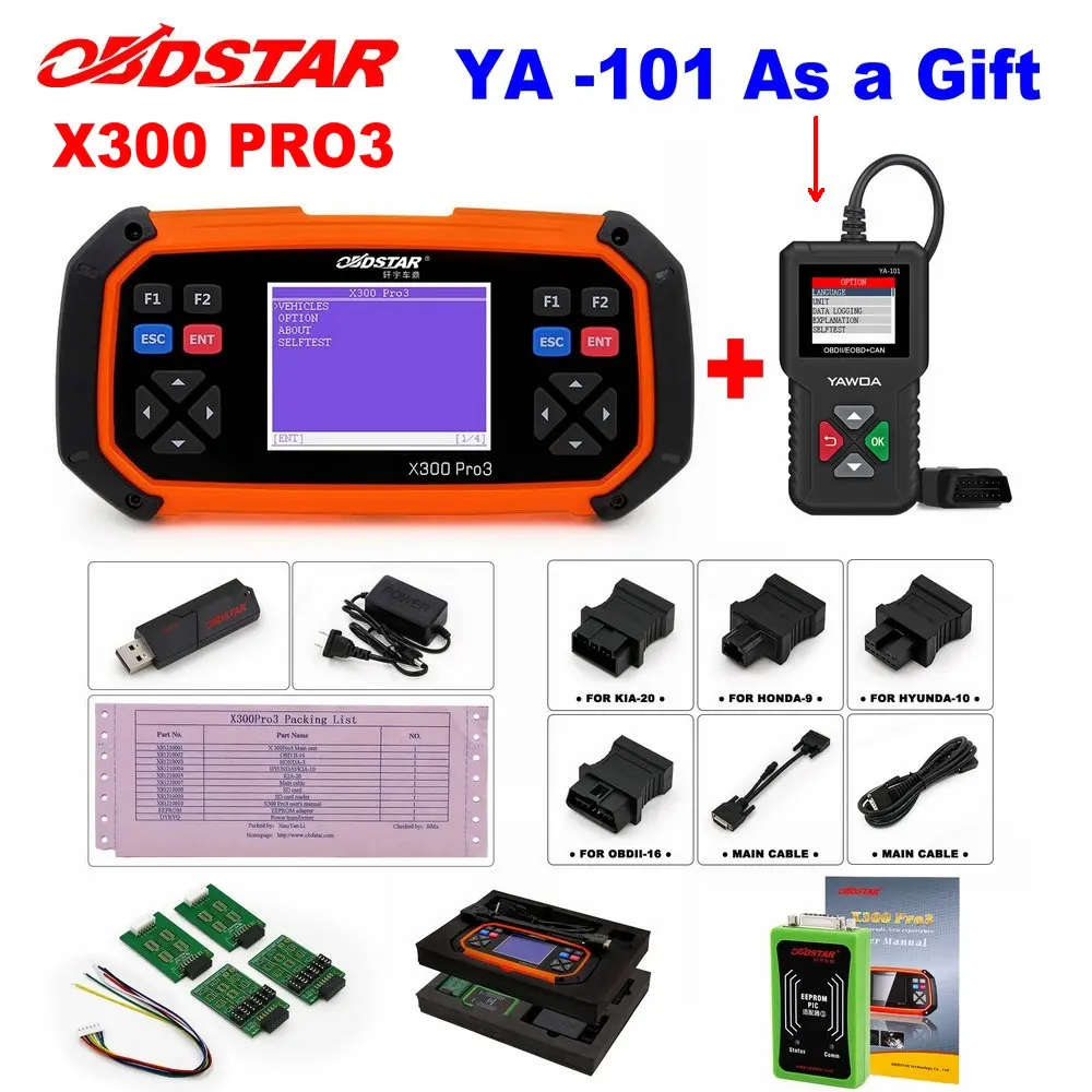 OBDSTAR X300 PRO3 ключ мастер OBDII X300 ключ программист одометр коррекция инструмент EEPROM/PIC обновление онлайн лучше, чем SKP-900