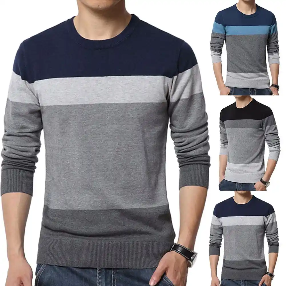 mens casual pullover