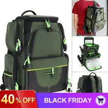 39x35x16 см большой емкости 7.5L рюкзак Открытый рыболовная Катушка Чехол Инструменты снасти сумка с 4 шт. приманка коробка