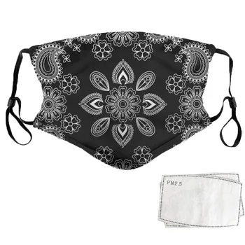 

Bandana Reusable Mouth Mask 2020 Anti Dust Sand Anti Exhaust Sunscreen Face Mask With Filter Anti Windproof Breathable Mask