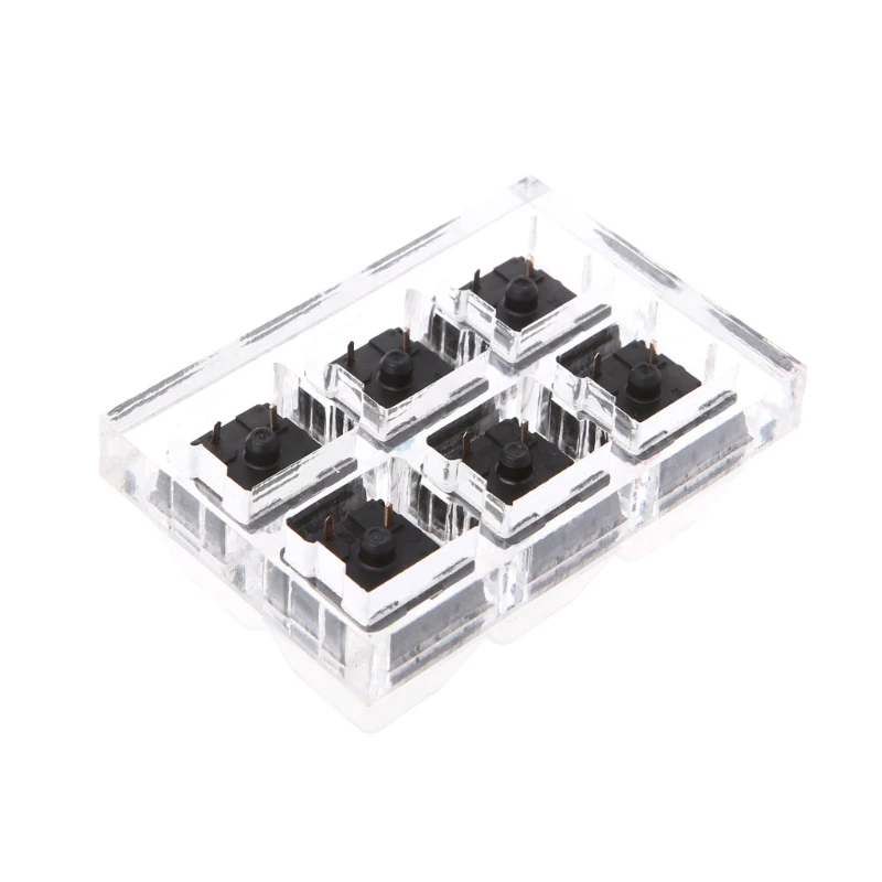 

Mechanical Keyboard Clear Keycaps 6 Key Swit6X Tester Kit for cherry MX B95D