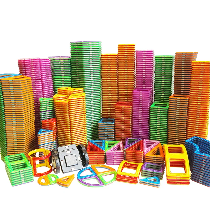 Grande taille magnétique concepteur aimant blocs de construction accessoires éducatifs constructeur jouets pour enfants