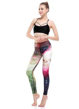 

New Aesthetic Star Lady Slender s Breath and Sweat Absorption Nine Points Pants leggings