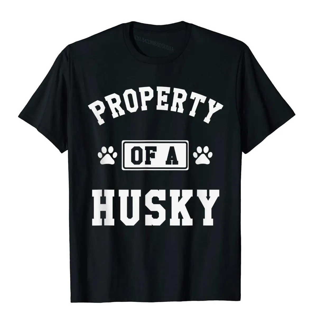 Property Of A Husky - Funny Husky Shirt Gift For Husky Lover__B5421black