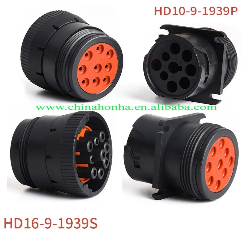 Разъем DT 9-контактный диагностический интерфейс HD16-9-1939SHD10-9-1939P водонепроницаемый