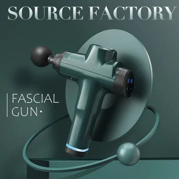 

LCD Display Massage Gun Deep Muscle Massager Muscle Pain Body Neck Massage Exercising Relaxation Slimming Shaping Pain Relief