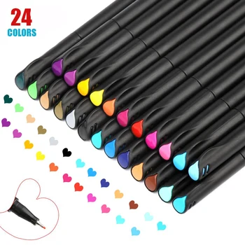 

Art Marker Colored Journal Planner Pens Fine Point Bullet Pens 0.4mm Fineliner Color Pens for Drawing Writing Coloring Manga