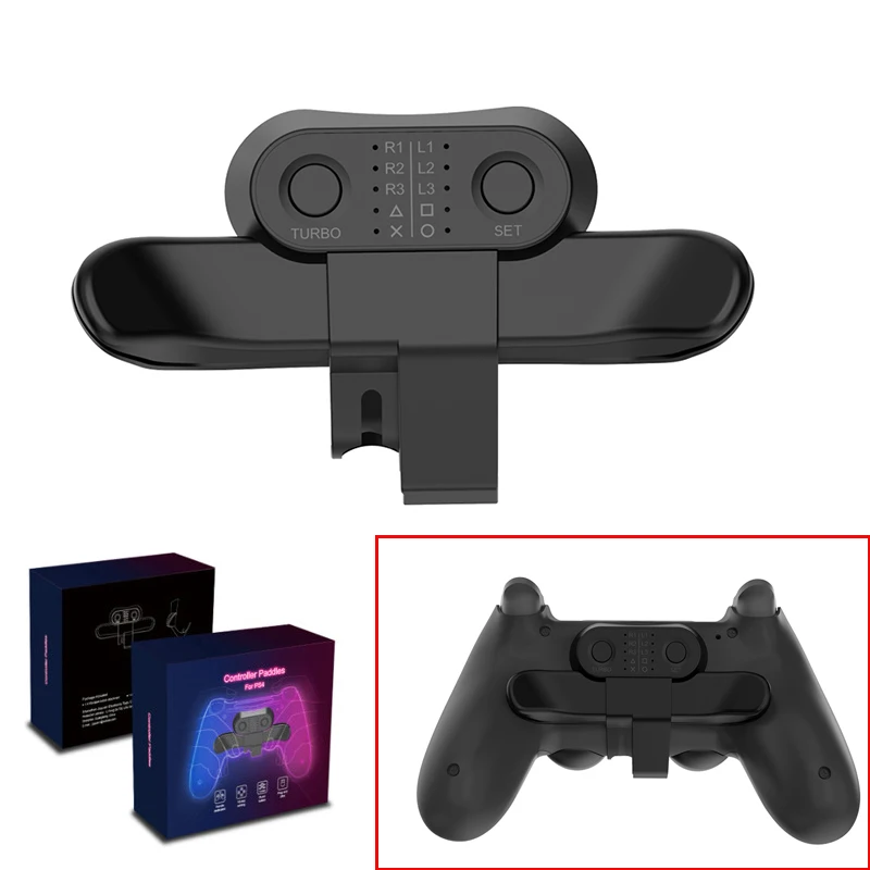Tangle Telegraf Certifikat PS4 Controller Paddles For Playstation 4 Back Button Attachment For  DualShock4 Joystick Rear Extension Keys Turbo Accessories