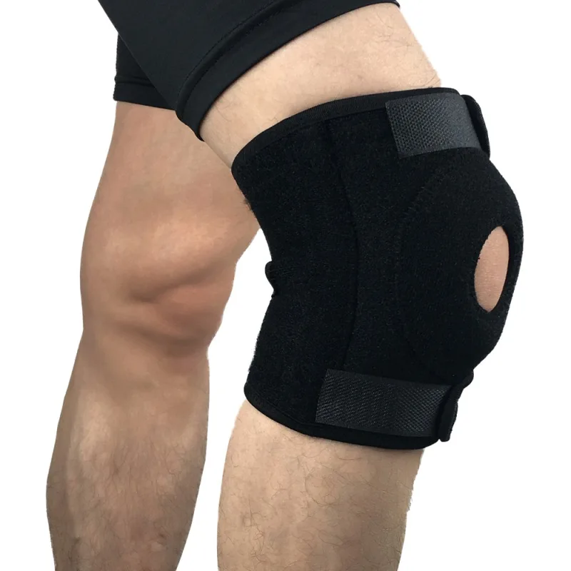 1pc Professional Knee Support Wrap Pad Sleeve Neoprene Anti-slip Anti-bump Elastic Outdoor Fitness Sportswear Leg Protector