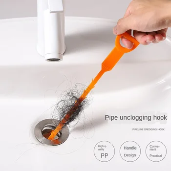 

Sewer Hair Cleaner Household Sink Anti-blocking Hair Cleaner Sewer Cleaner Jiale Hook