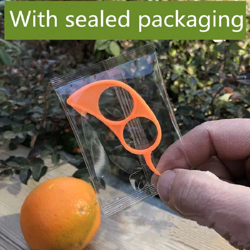 5/10PC Creative Orange Peelers Zesters Lemon Slicer Fruit Stripper Easy Opener Citrus Knife Kitchen Tools Gadgets (Random Color)
