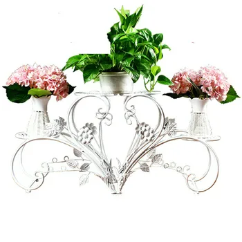 

European Tieyi Flower Frame, Multi-storey Living Room, Ground Flower Frame, Ground-centered Flower Frame