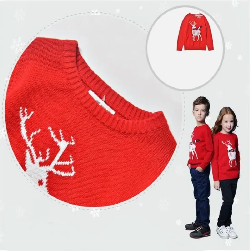 5-13 Years Autumn Sweater Children's Clothing Christmas Teenages Sweaters for Boys and Girls Big Kids Sweaters KF658