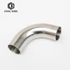 CK 19-108mm Stainless Steel 304 OD Elbow 90 Degree Sanitary Welding Elbow Pipe Connection Fittings polishing Food grade 3/4