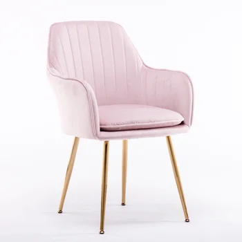 

Nordic Ins Net Red Desk Chair Dining Chair Light Luxury Simple Home Cafe Back Makeup Nail Stool