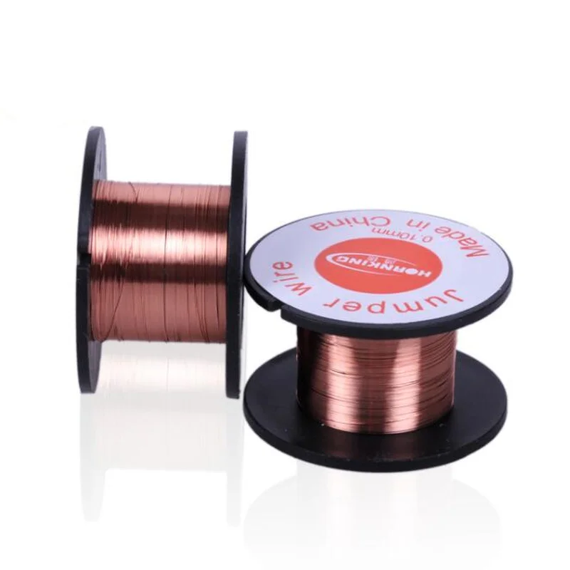 

5PCS 0.1mm Copper Soldering Solder PPA Link Jumper Wire Maintenance Jump Line Enamelled Repair Reel Welding Wire