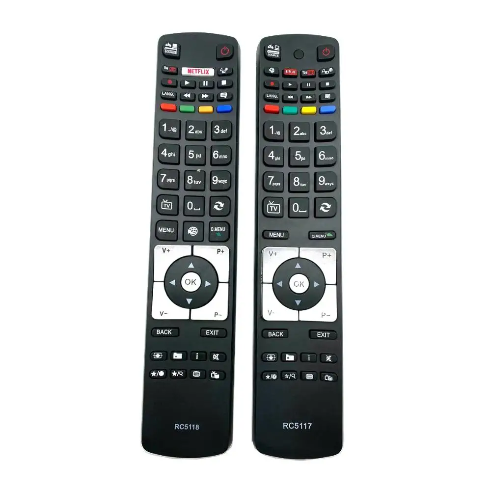 Rc5118 tv controle remoto para led lcd 3d hd operação inteligente finlux 42flhk242bhcdn fin32basebk fin40basebk fin48smartbk