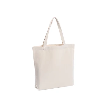 

Reusable Grocery Single Shoulder Large Capacity Tote Student Casual Foldable Shopping Bag Eco Friendly Solid Color Canvas