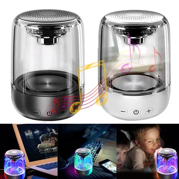 

2019 Dropshipping Wireless Commmunication Speaker 7 LED Colors Light Speaker Stereo Sound H-best