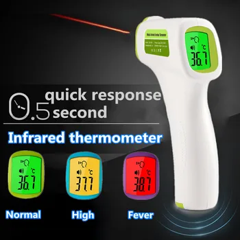 

Non-contact LCD Display Digital IR Laser Infrared Thermometer Industry Temperature Gun with Data Holding Backlight Function