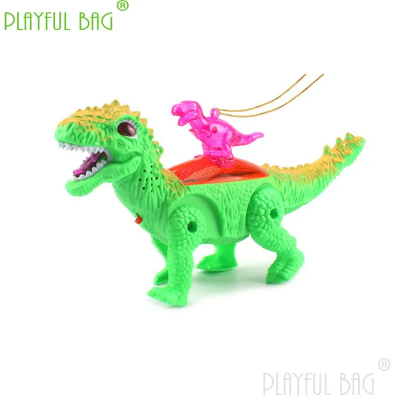 PB Playful bag Simulation electric rope dinosaur light music walking Doll Fun Cute Mini Christmas children's gift vd20 4