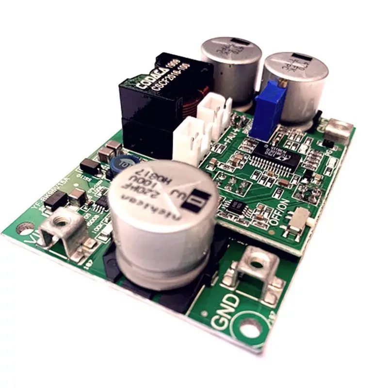 No heat sink DC-DC понижающий источник питания Высокое напряжение 100 в вход выход 12-48 В/8A-15A синхронное выпрямление алюминиевая подложка - Цвет: No heat sink