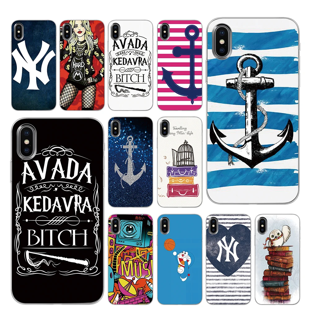 

Avada Kedavra Bitch Silicone Phone Cases for iPhone 5 5S SE 6 6s 7 8 Plus X XS Max XR Back Cover