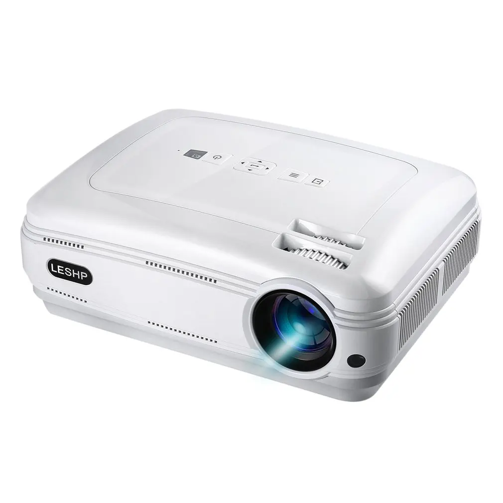 

HD 720P LCD Projector High Resolution Braightness 16.7K 3200 LM Multimedia Home Cinema HDMI VGA for Laptop TV Portable EU Plug