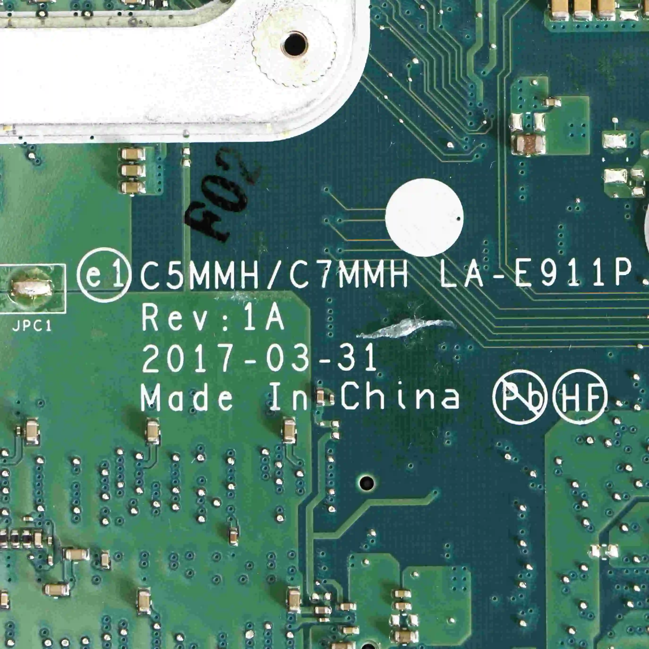 Promo  NB.Q2Q11.003 NBQ2Q11003 Laptop DDR4 Motherboard C5MMH / C7MMH LA-E911P w/ i5-7300HQ & GTX1050 V4G f