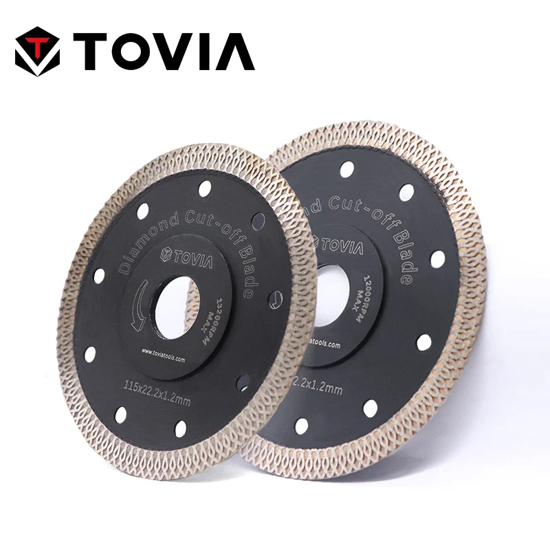 Comprar TOVIA 115mm 125mm hojas de sierra Circular de diamante corte piedra de granito azulejo de porcelana cerámica sierra de disco finas hojas de sierra