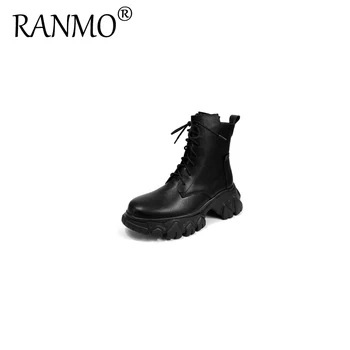 

Martin boots autumn and winter women's boots, all-match thick-soled increased women's short boots, handsome punk motorcycle boot