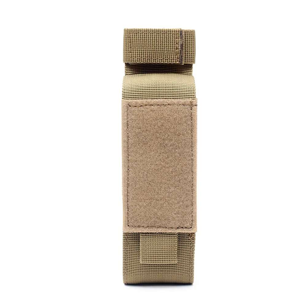 Khaki Color Molle тактическая сумка-жгут EDC сумка для фонарика травматный чехол для ножниц для наружного туризма охотничьи принадлежности для стрельбы - Цвет: Khaki Color