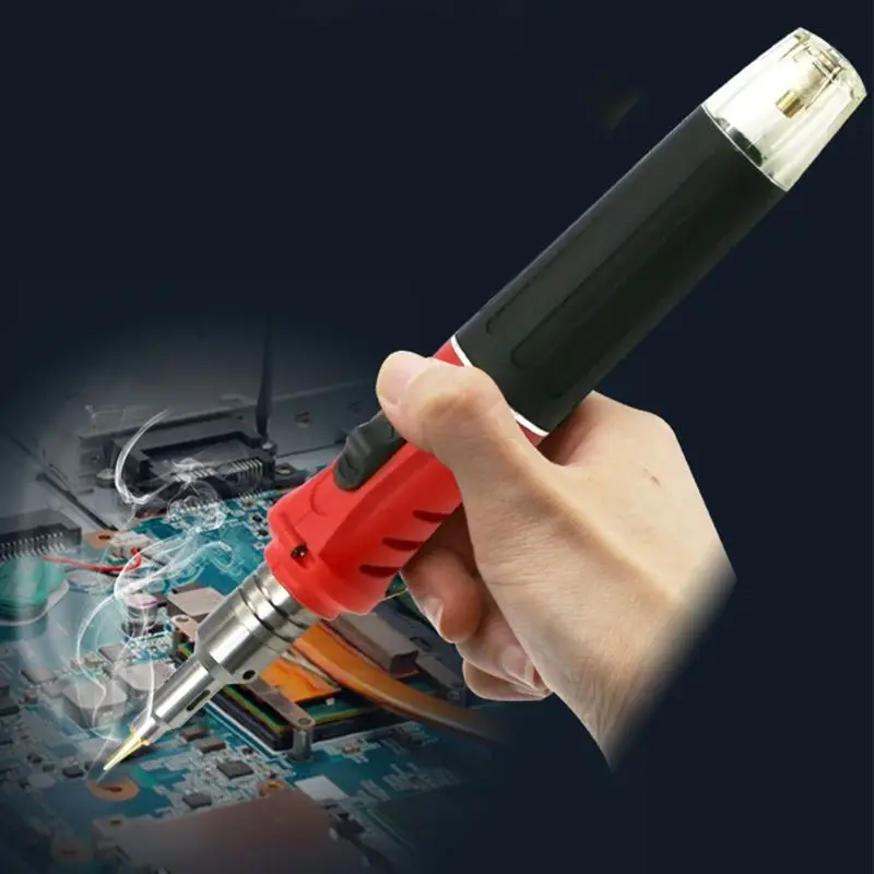 

HS-1115K 10in1 Professional Butane Gas Soldering Iron Set 26ml Welding Kit Torch