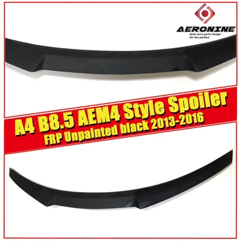 

For Audi A4 A4a A4Q Trunk Spoiler Tail Wing B8.5 M4 Style FRP Unpainted duckbill spoiler trunk Lid Boot wings Decoration 13-16