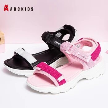 

ABCkids Summer Bicolor Sandals Girls Leather Shoes Fashion Toddler Boys Beach Sandals Children Baby Shoes Kids Sandals for Girls
