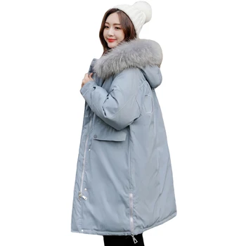 

Nicesnowl autumn&winter sale new high quality Women Fashion cotton Down jacket long Parkas warm Jackets new Female winter coat